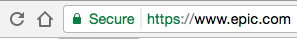 Real epic.com in Chrome
